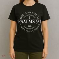 Psalm 91 My Refuge And My Fortress T-Shirt thumb 4