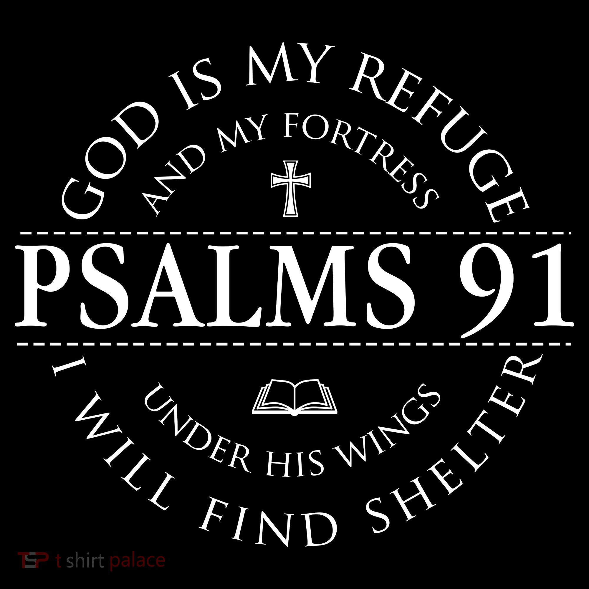 Psalm 91 My Refuge And My Fortress Women's Hoodie