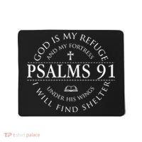 Psalm 91 My Refuge And My Fortress Mousepad thumb 0