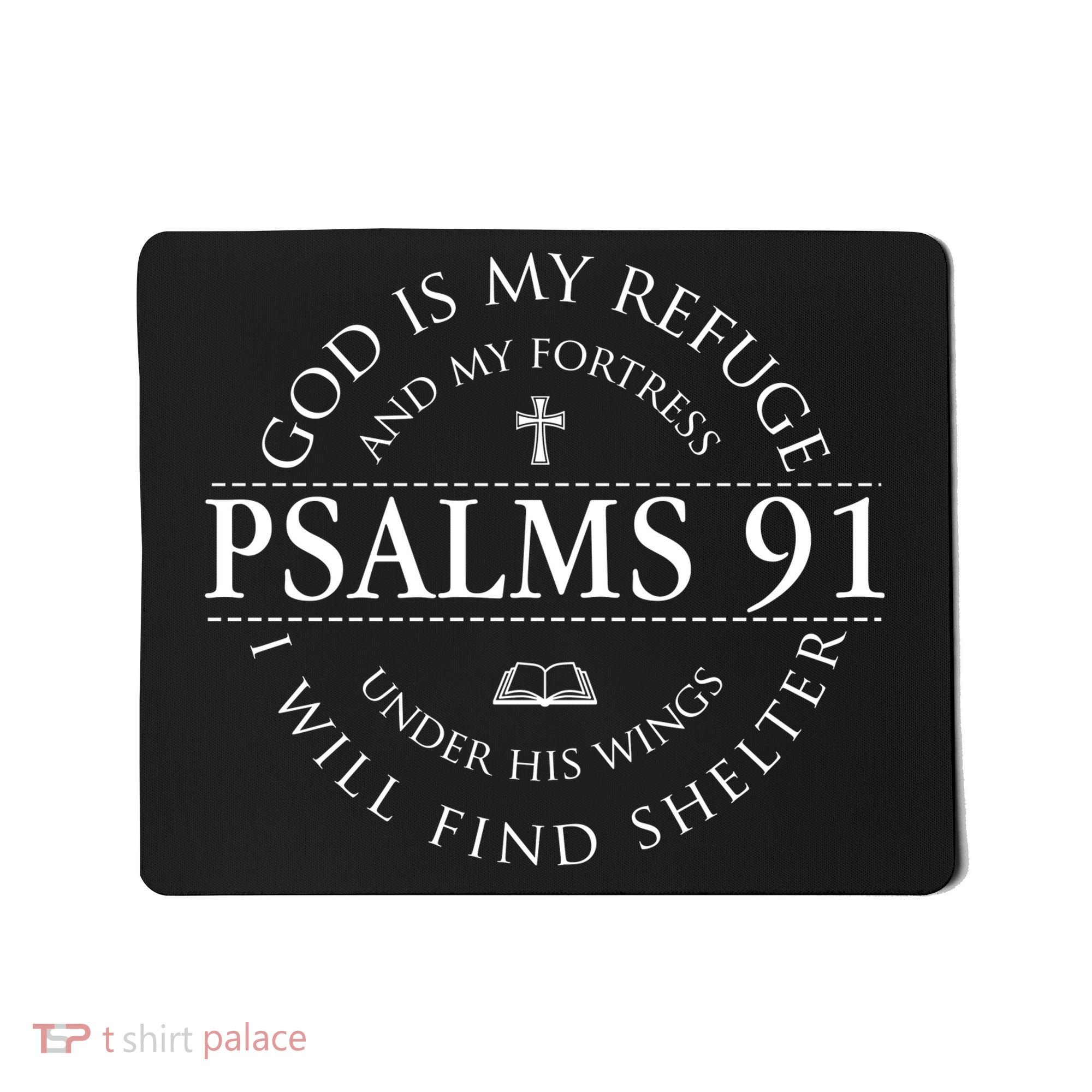 Psalm 91 My Refuge And My Fortress Mousepad