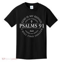 Psalm 91 My Refuge And My Fortress Kids T-Shirt thumb 0