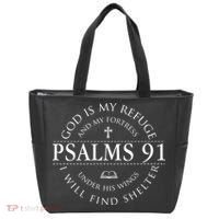 Psalm 91 My Refuge And My Fortress Tote Bag thumb 0