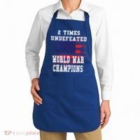 Patriotic American 2 Times Undefeated World War Champs Gift Apron thumb 2