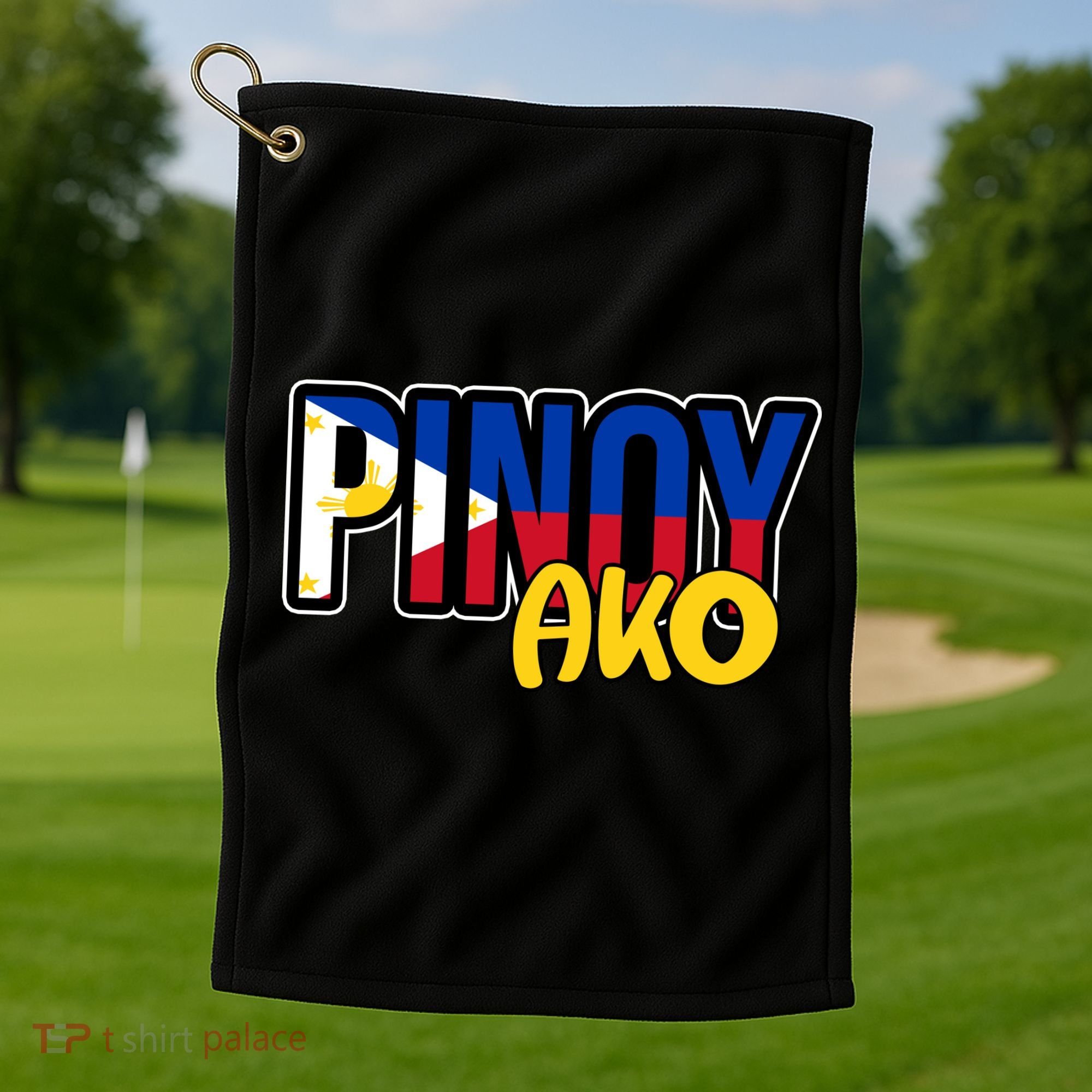 Pinoy Ako Golf Towel