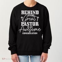 Pastor Appreciation Art Preacher Clergy Christian Women's Sweatshirt thumb 0