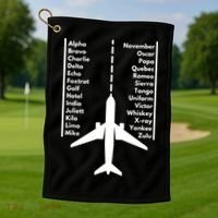 Pilot & Aviation Airplane Golf Towel thumb 1