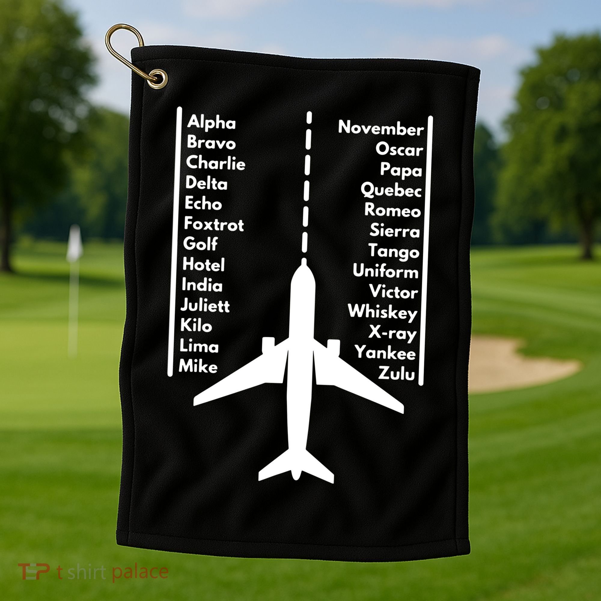 Pilot & Aviation Airplane Golf Towel