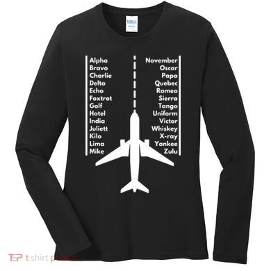 Pilot & Aviation Airplane Women's Long Sleeve Shirt