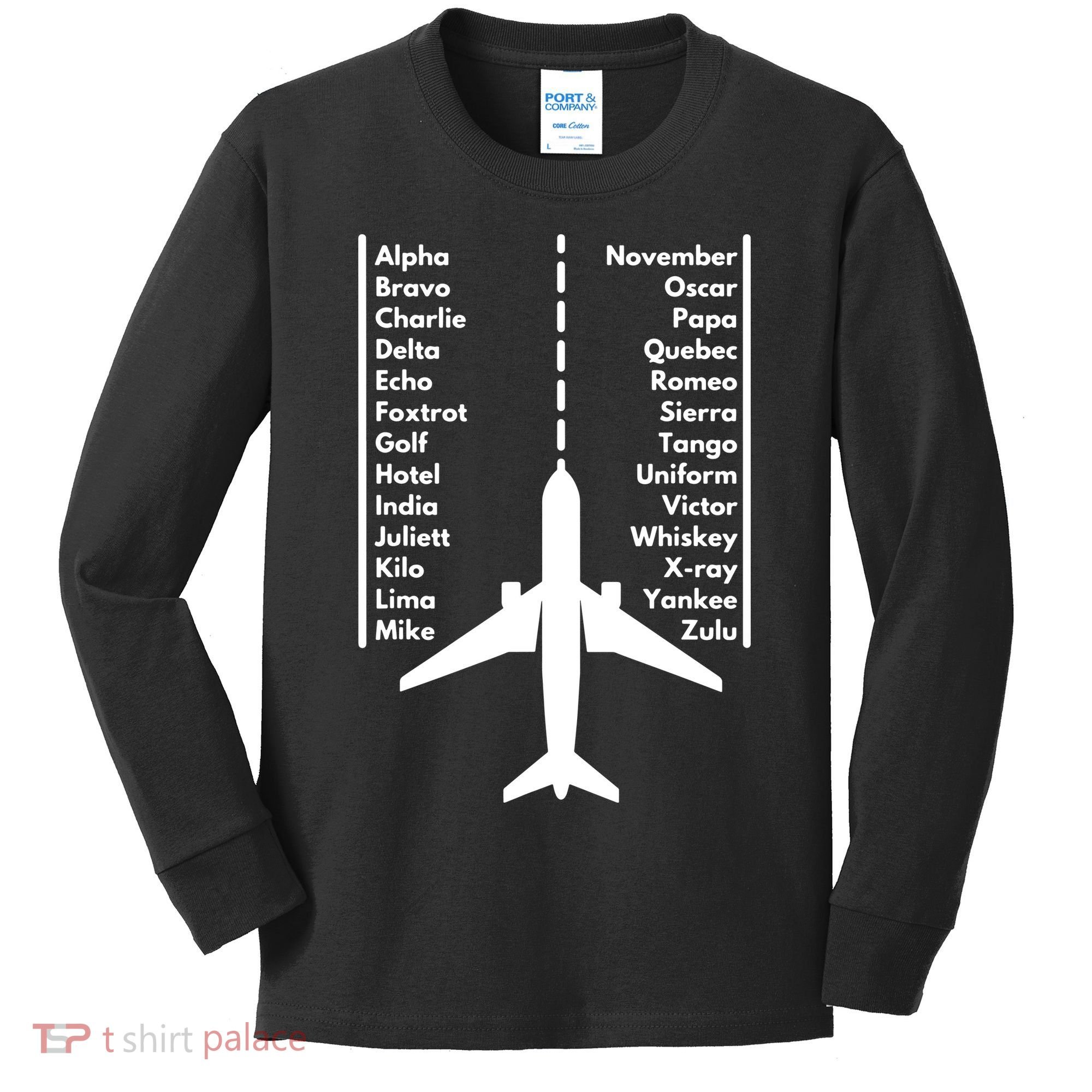 Pilot & Aviation Airplane Kids Long Sleeve Shirt