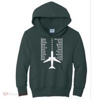 Pilot & Aviation Airplane Kids Hoodie thumb 0