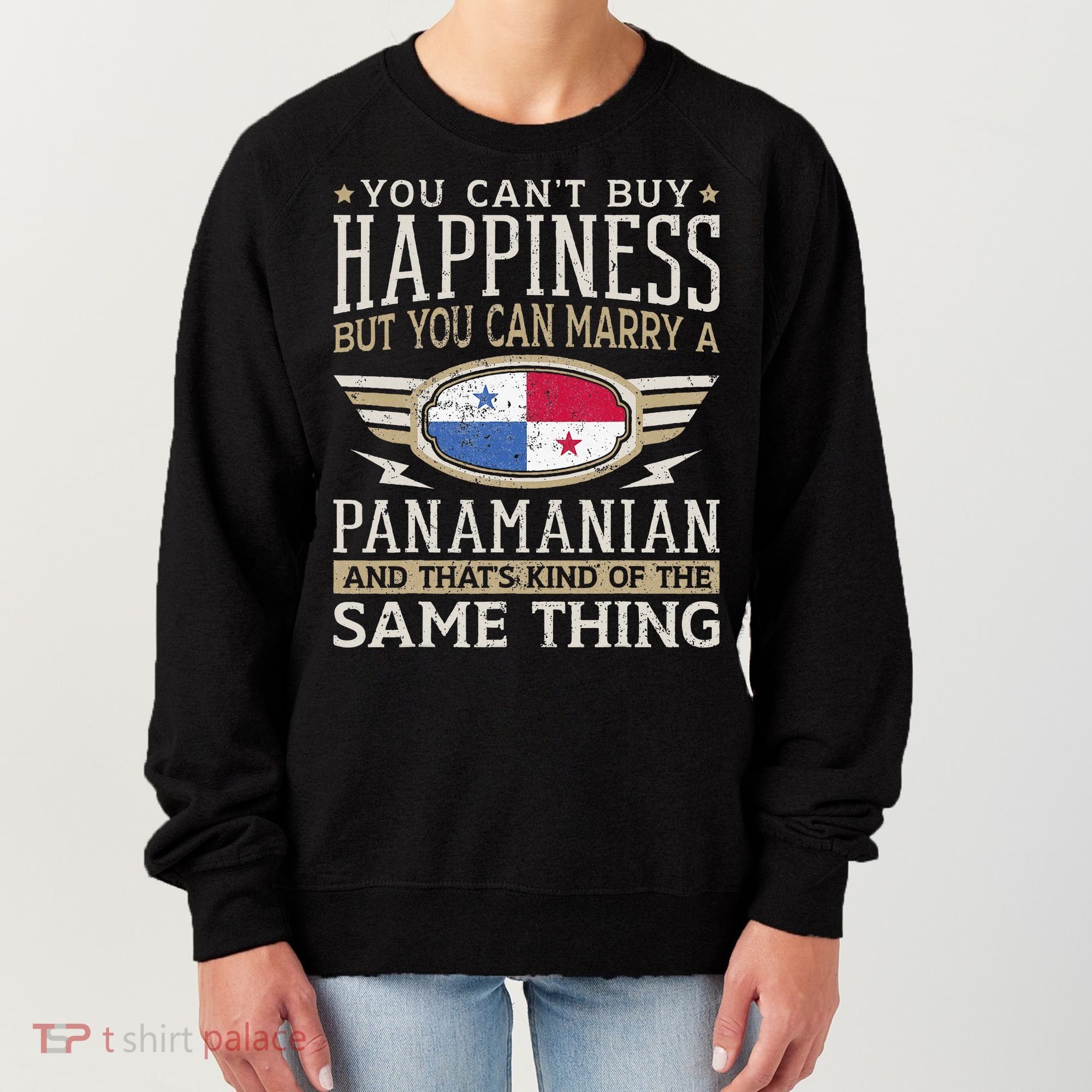 Panamanian And American Flag Panama Proud Women's Sweatshirt