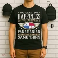 Panamanian And American Flag Panama Proud T-Shirt thumb 6