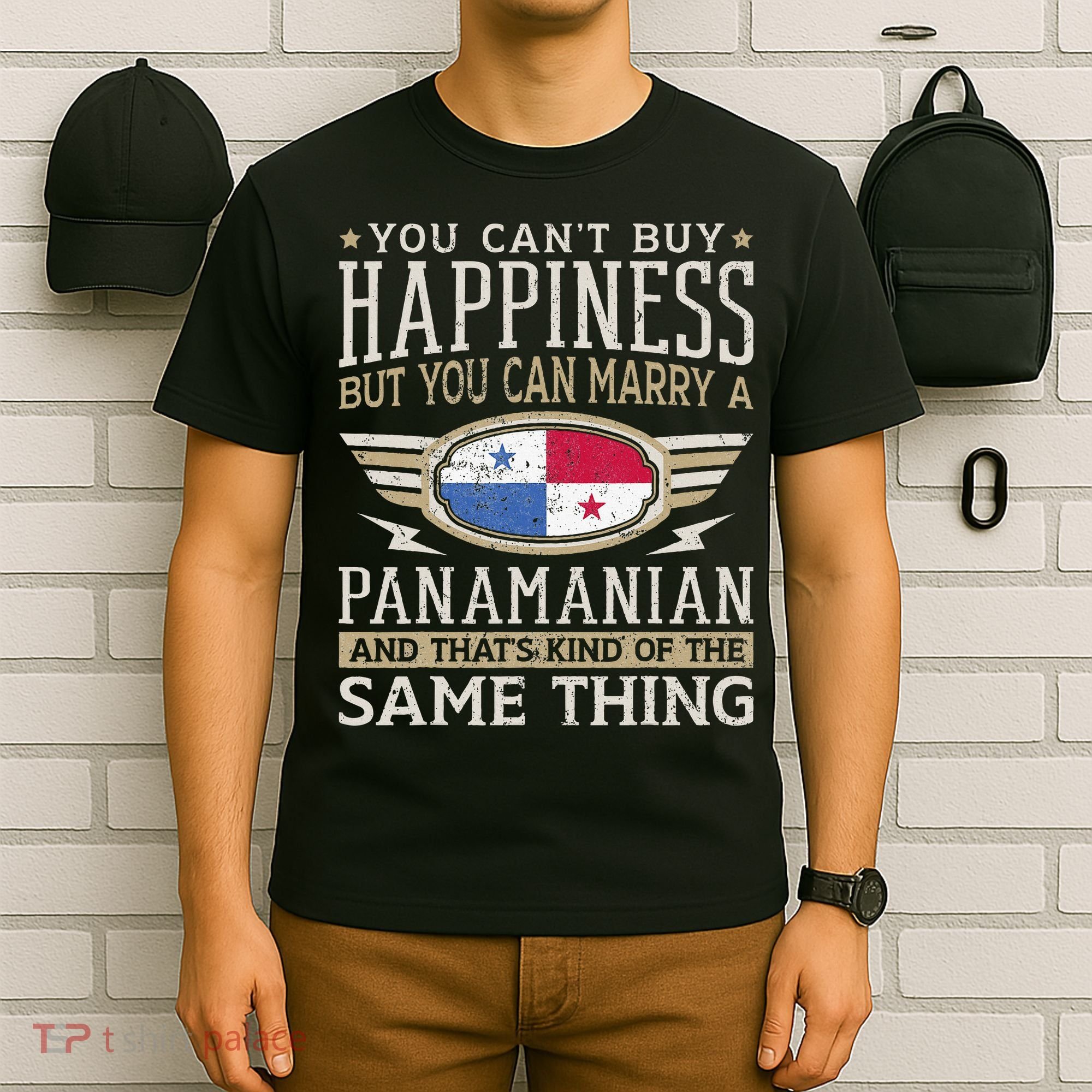 Panamanian And American Flag Panama Proud T-Shirt