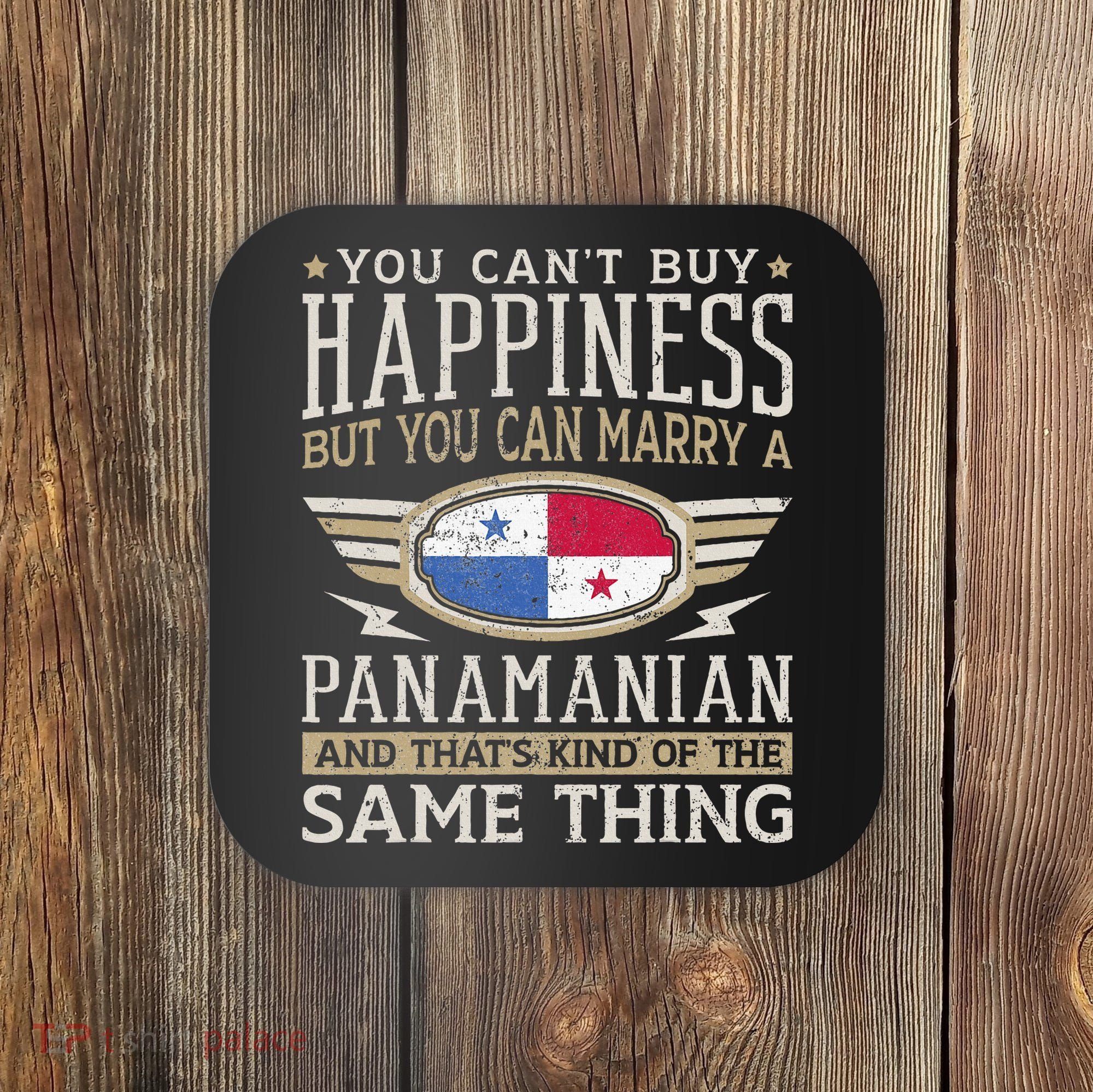 Panamanian And American Flag Panama Proud Coaster