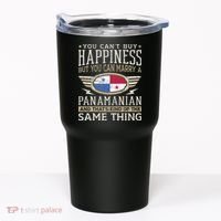 Panamanian And American Flag Panama Proud Tumbler thumb 0