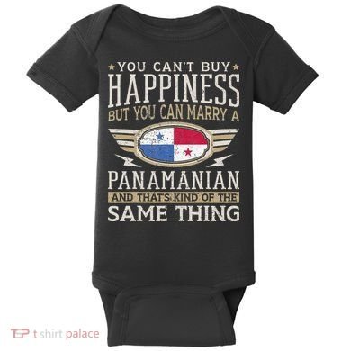 Panamanian And American Flag Panama Proud Baby Bodysuit