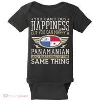 Panamanian And American Flag Panama Proud Baby Bodysuit thumb 0