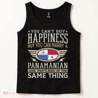 Panamanian And American Flag Panama Proud Tank Top thumb 2