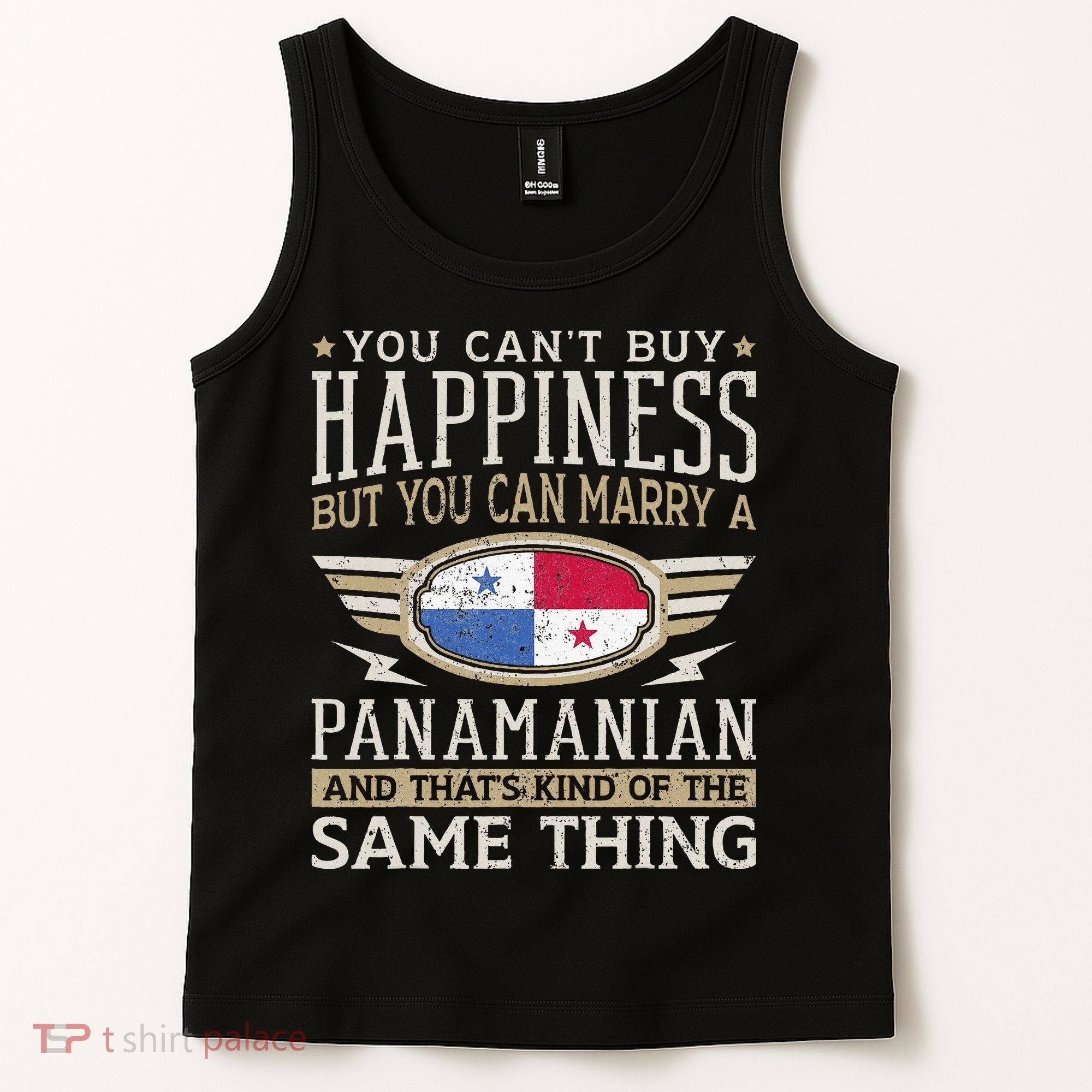 Panamanian And American Flag Panama Proud Tank Top