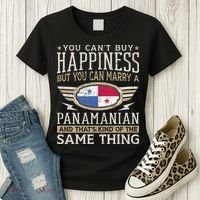 Panamanian And American Flag Panama Proud Women's T-Shirt thumb 3