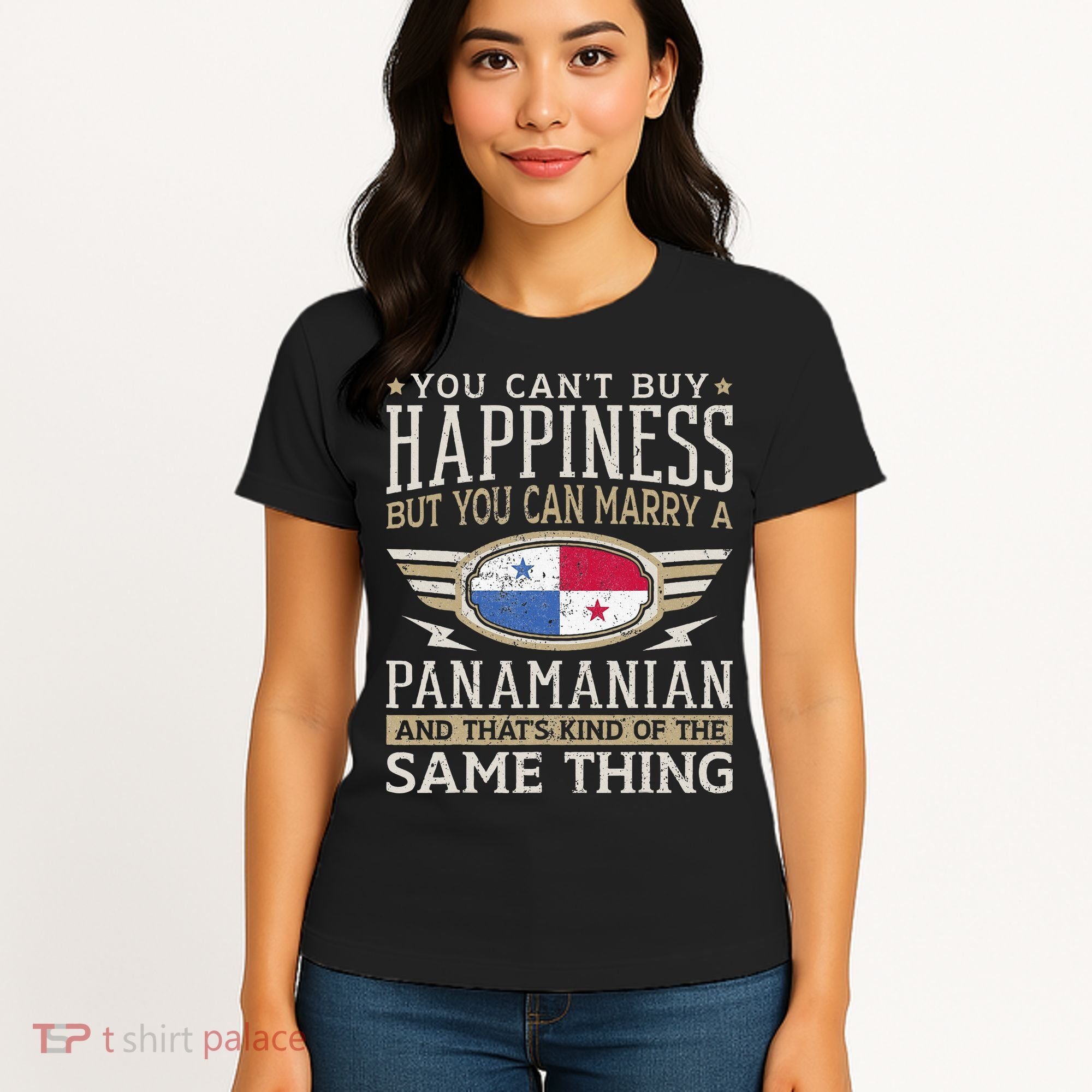 Panamanian And American Flag Panama Proud Women's T-Shirt