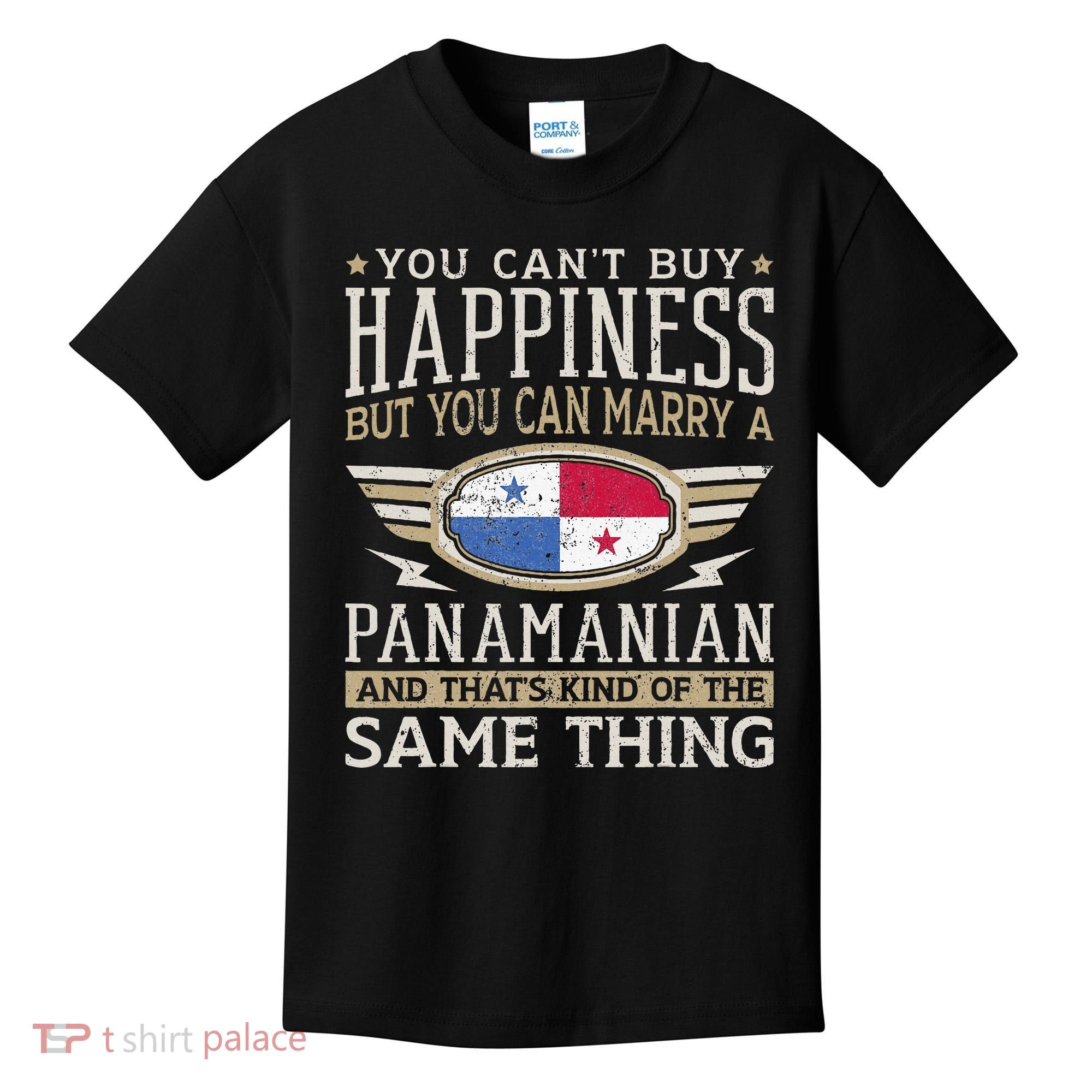 Panamanian And American Flag Panama Proud Kids T-Shirt