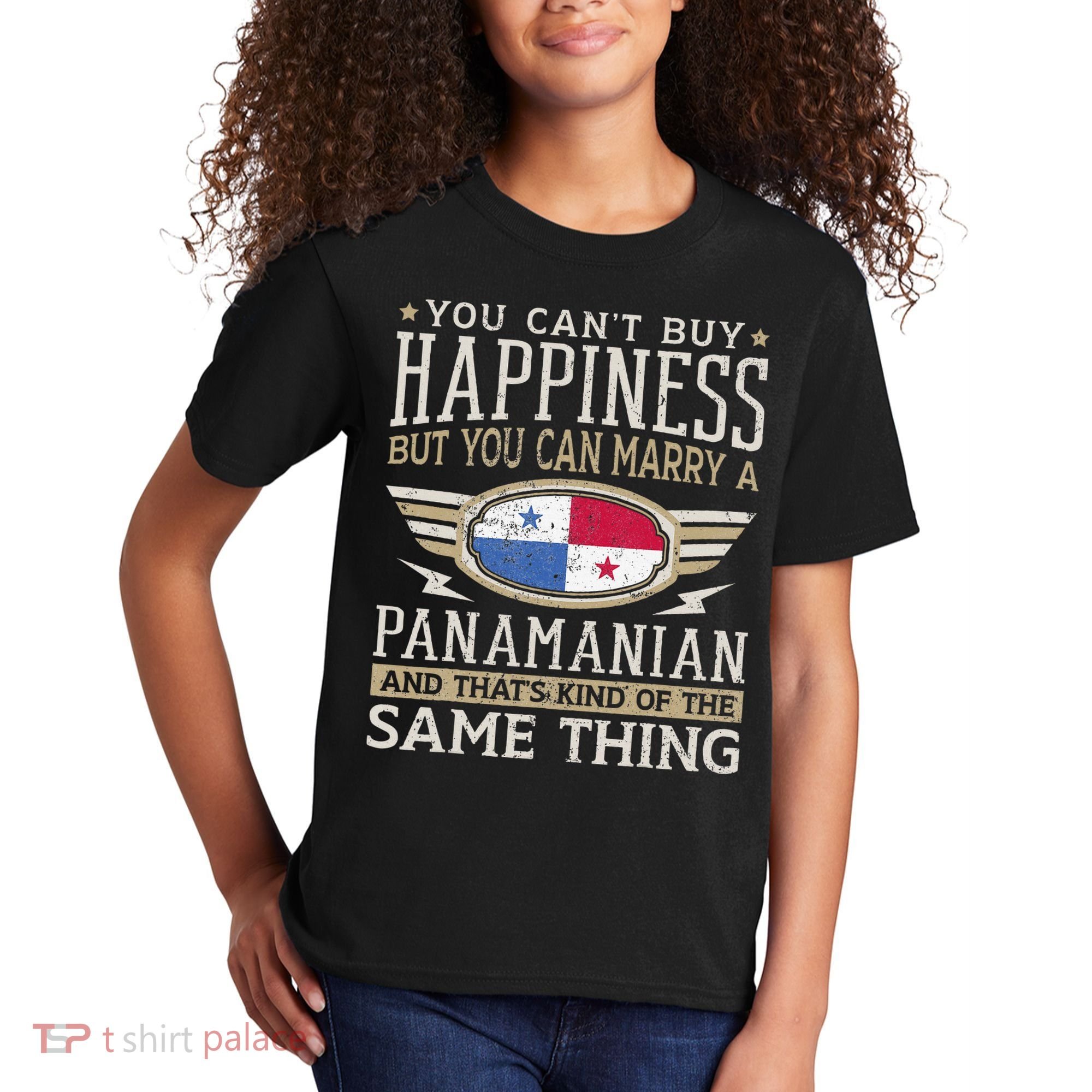 Panamanian And American Flag Panama Proud Kids T-Shirt