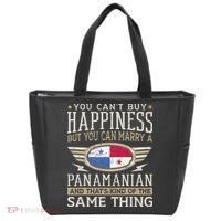Panamanian And American Flag Panama Proud Tote Bag thumb 0