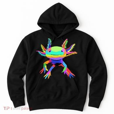 Pop Art Axolotl funny animals lover Hoodie