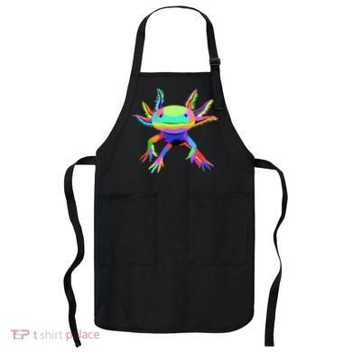 Pop Art Axolotl funny animals lover Apron