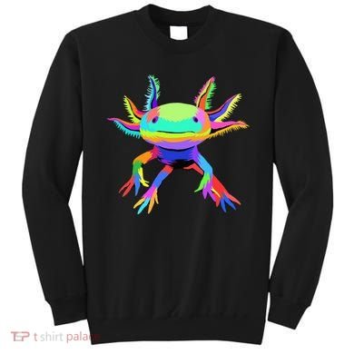 Pop Art Axolotl funny animals lover Sweatshirt
