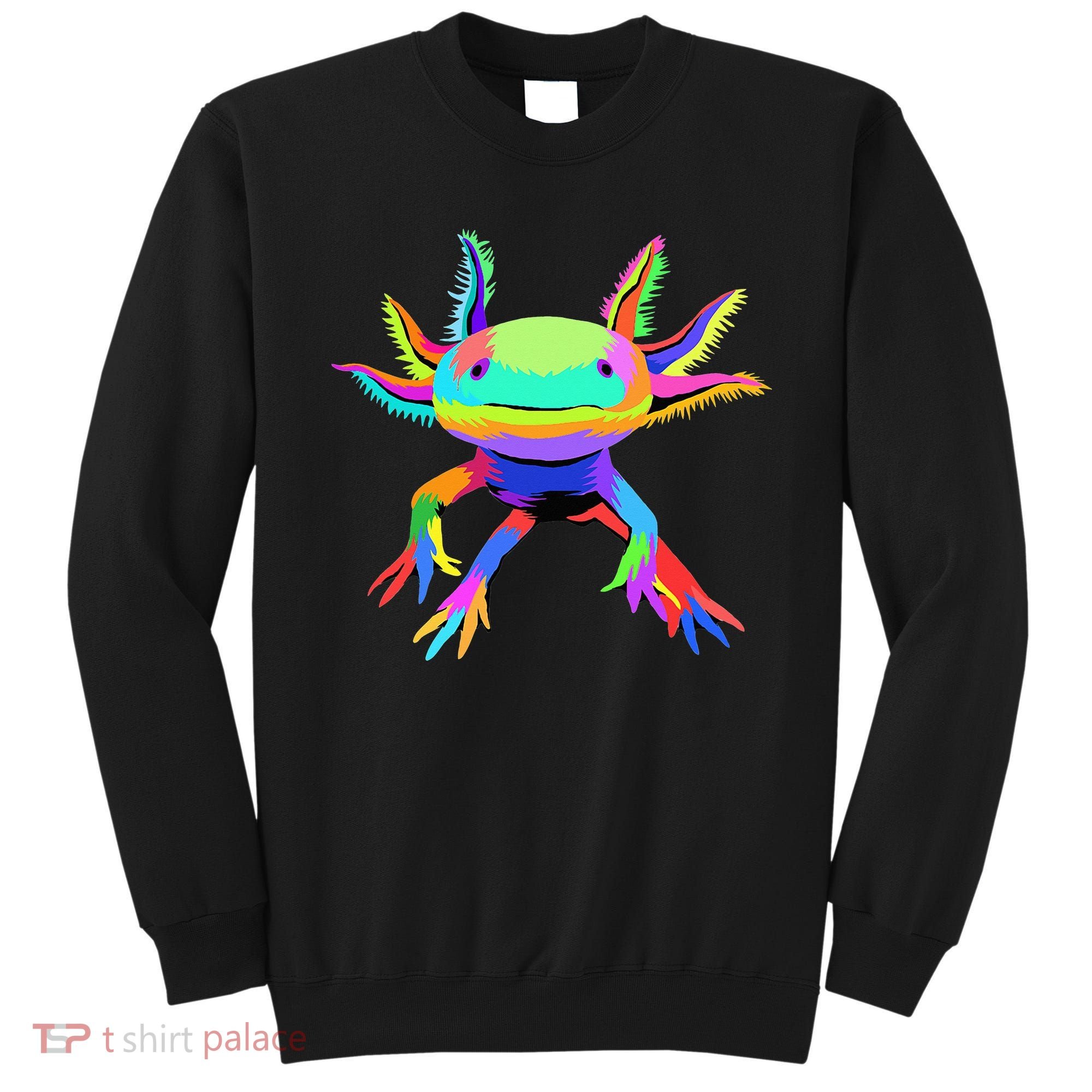 Pop Art Axolotl funny animals lover Sweatshirt