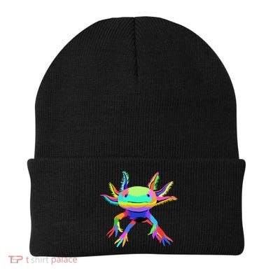 Pop Art Axolotl funny animals lover Beanie