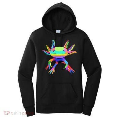 Pop Art Axolotl funny animals lover Women's Hoodie