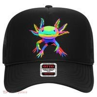 Pop Art Axolotl funny animals lover Hat thumb 0