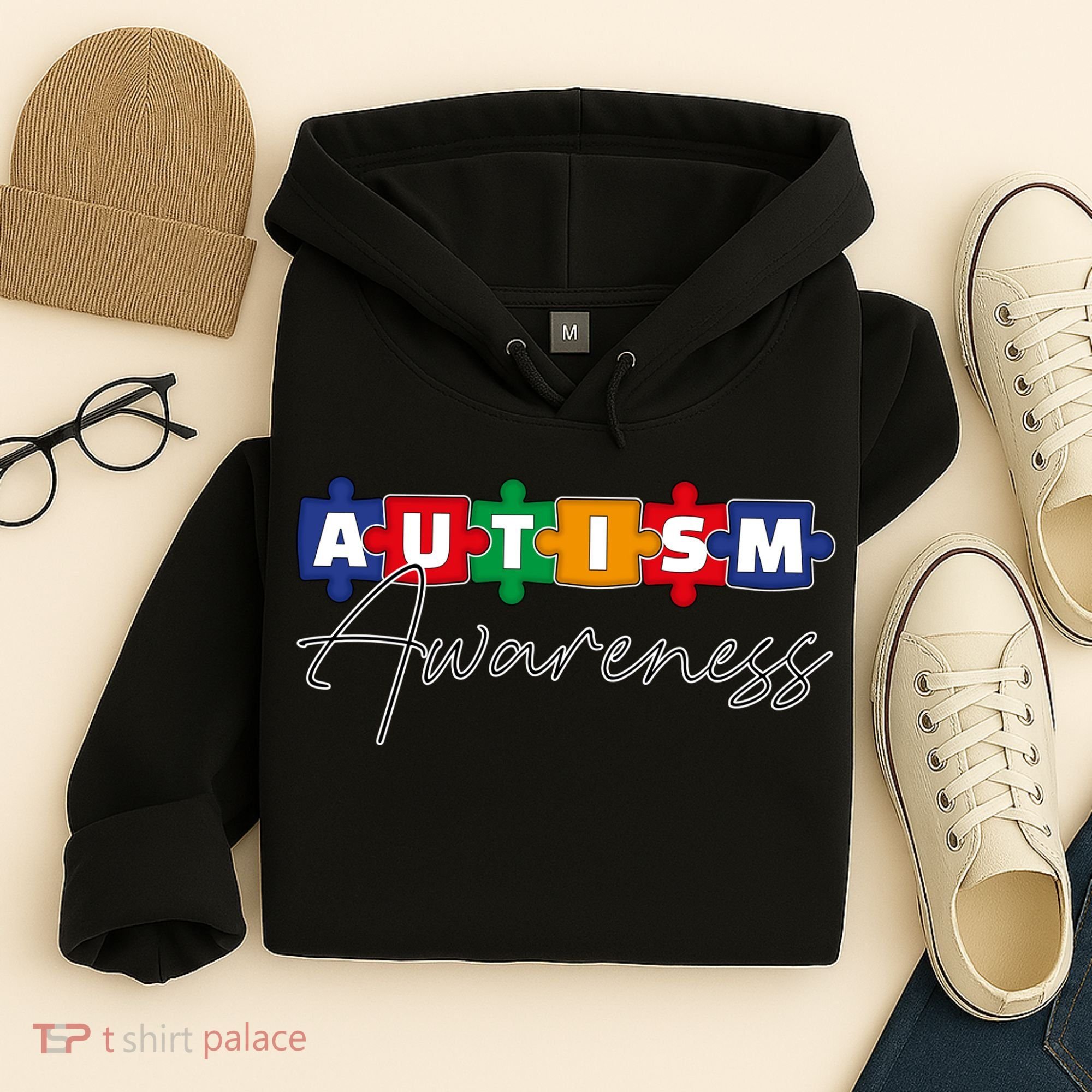 Puzzle Autism Awareness Month Gift Hoodie