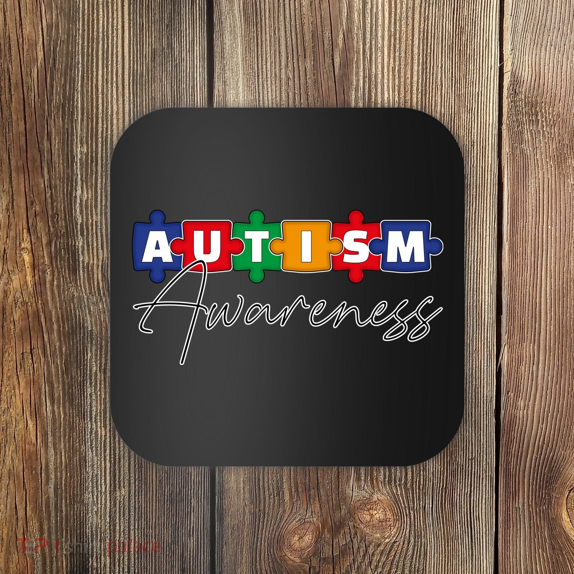 Puzzle Autism Awareness Month Gift Coaster