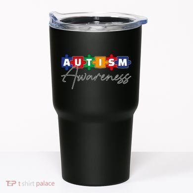Puzzle Autism Awareness Month Gift Tumbler