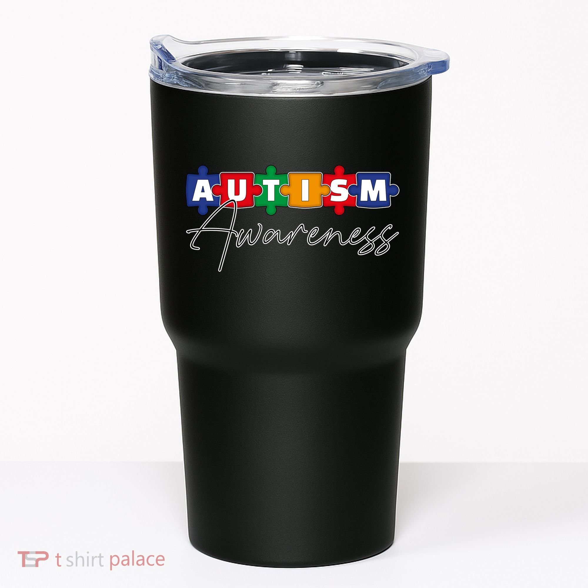 Puzzle Autism Awareness Month Gift Tumbler