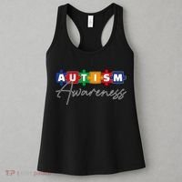 Puzzle Autism Awareness Month Gift Women's Tank Top thumb 3