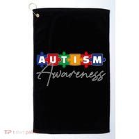 Puzzle Autism Awareness Month Gift Golf Towel thumb 0