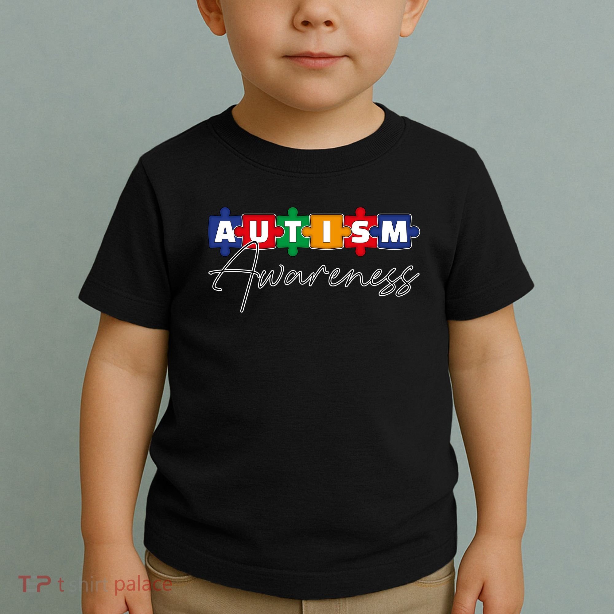 Puzzle Autism Awareness Month Gift Toddler T-Shirt