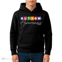 Puzzle Autism Awareness Month Gift Kids Hoodie thumb 4