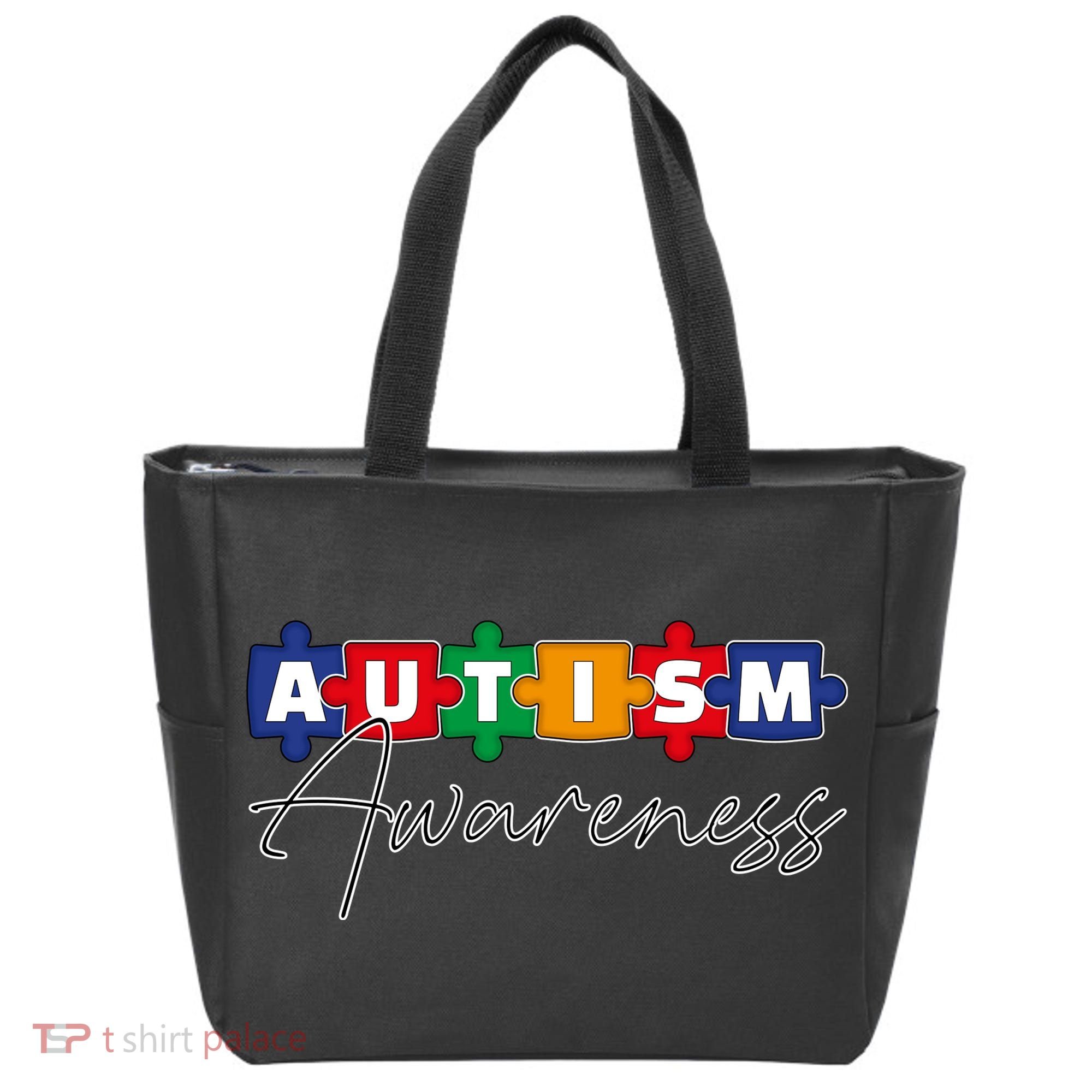 Puzzle Autism Awareness Month Gift Tote Bag