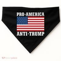 Pro America Anti Trump USA-Made Doggie Bandana thumb 0