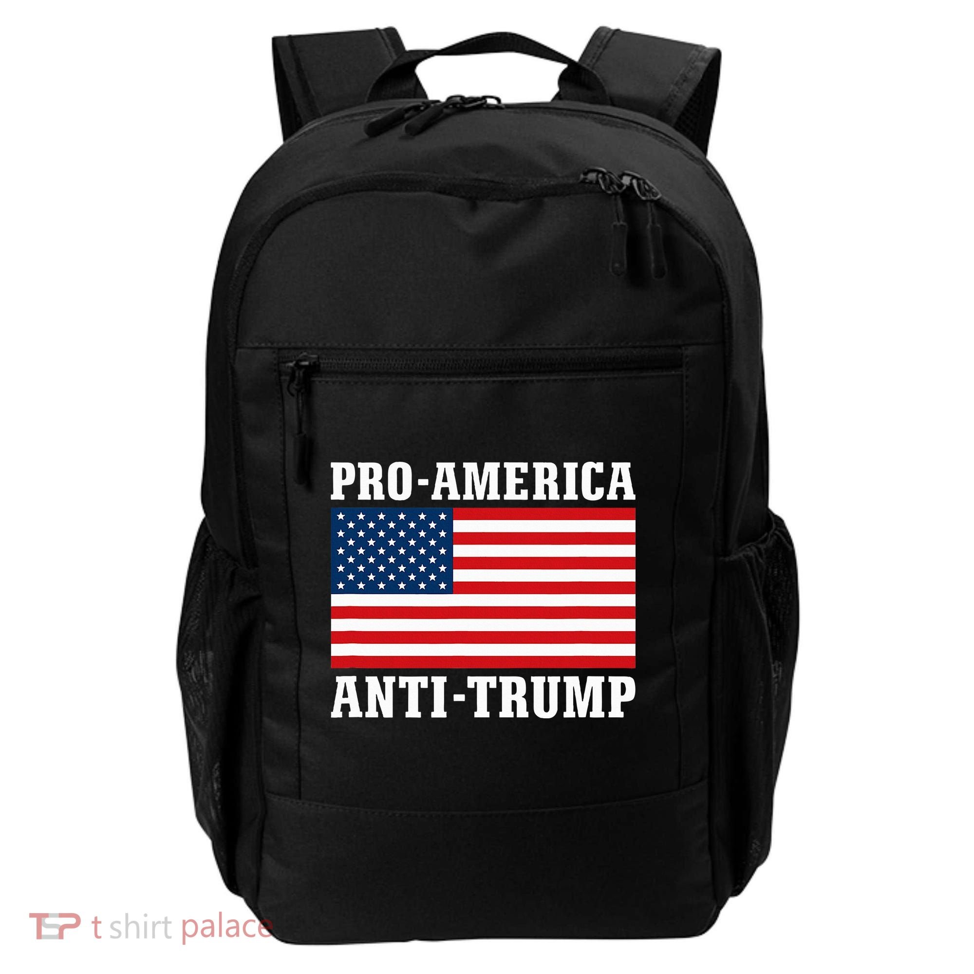 Pro America Anti Trump Backpack