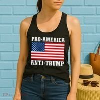 Pro America Anti Trump Women's Tank Top thumb 2