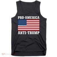 Pro America Anti Trump Tank Top thumb 0