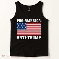 Pro America Anti Trump Tank Top thumb 2
