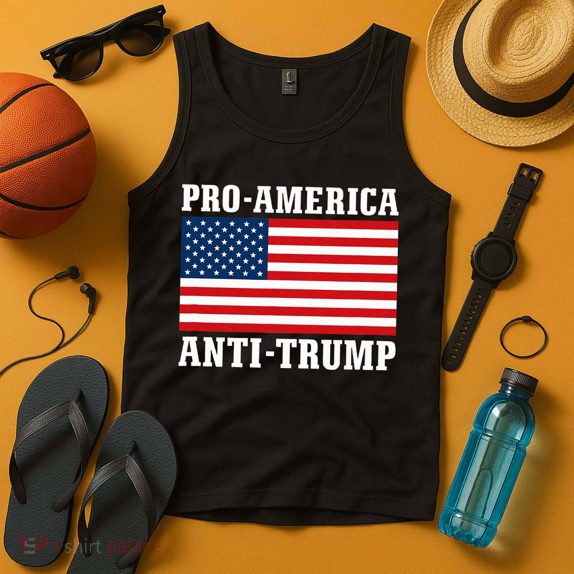 Pro America Anti Trump Tank Top